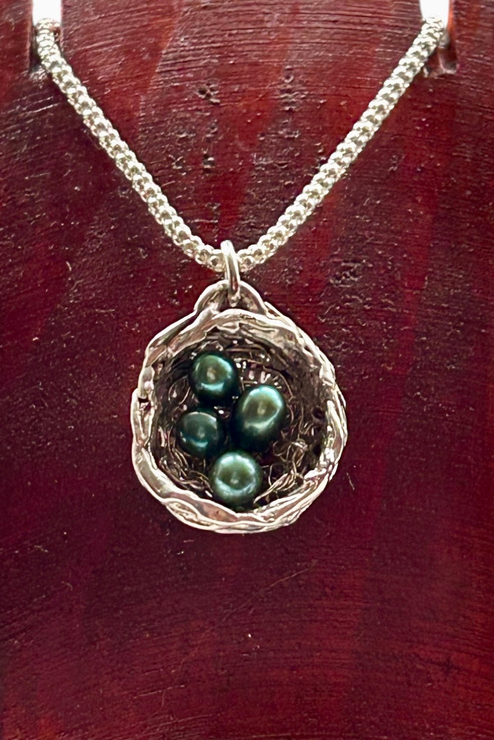 Bird’s nest pendant