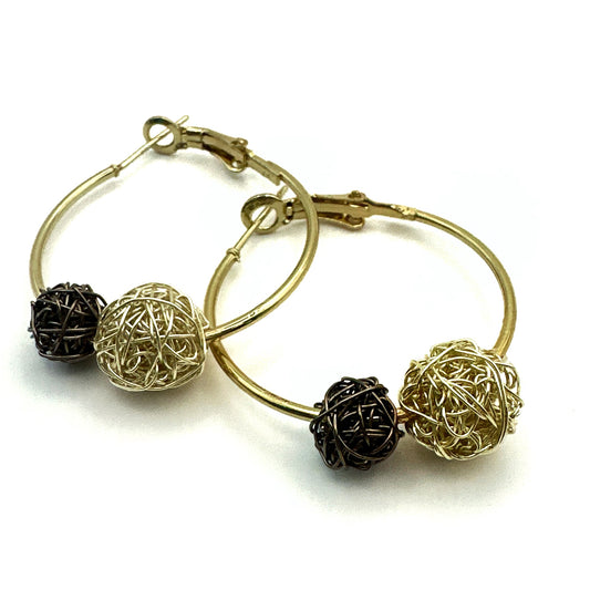 Dingle Hoop Earrings