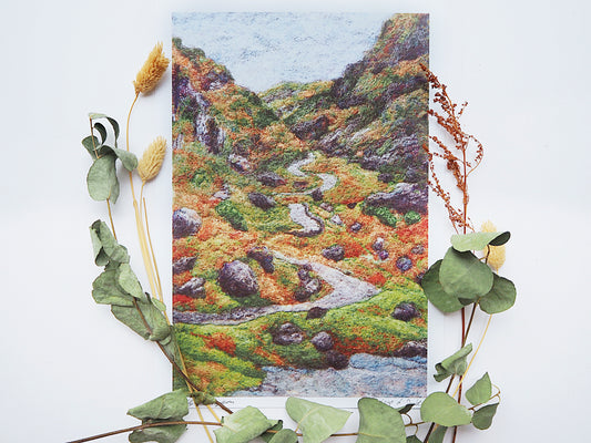 Gap of Dunloe (Print of Needle Felted Original)