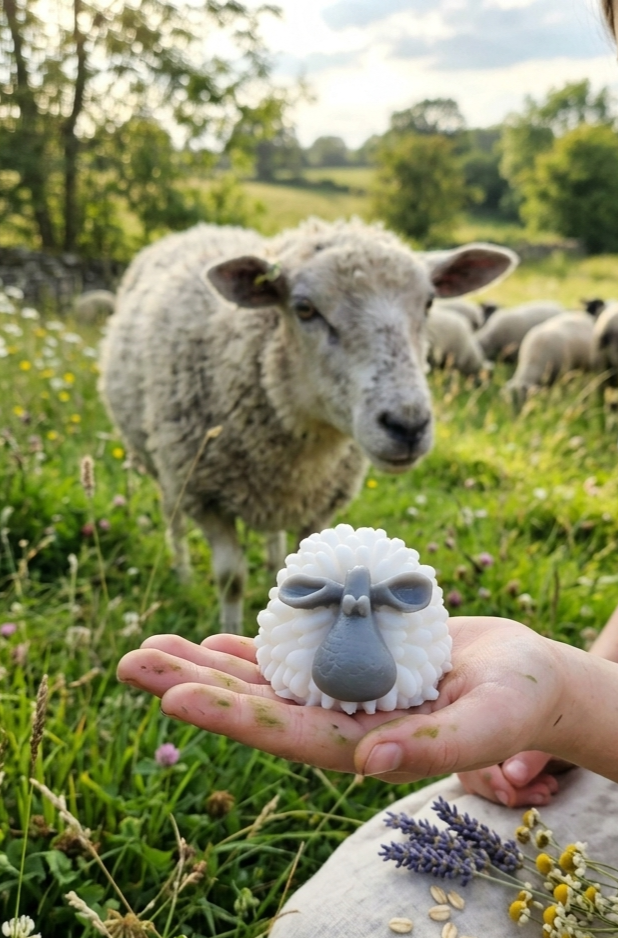 Sheep Soap with fresh Goat’s milk