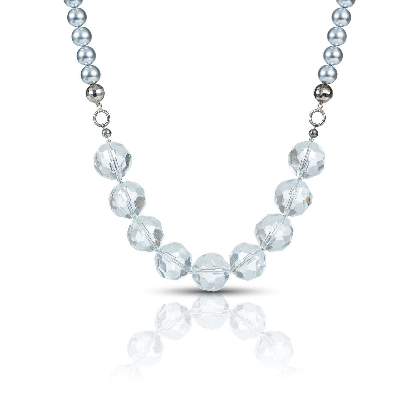 A Rock Crystal Dramatic Necklace