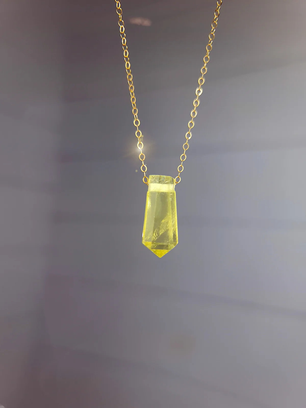 Lemon Quartz  Necklace