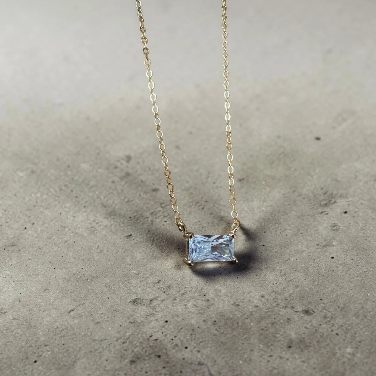 White Topaz Necklace