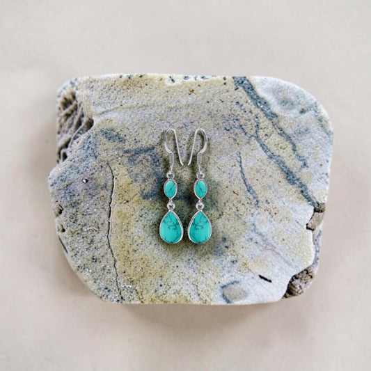 Crolyn Turquoise Drop Earrings