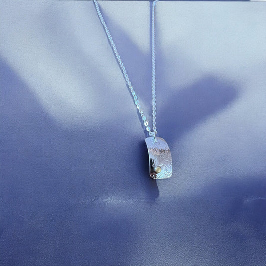 Crolyn Gold textured Necklace
