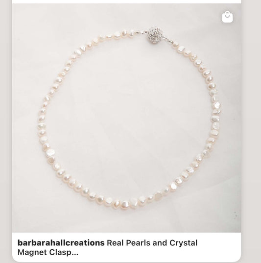 Ula – Single Strand Freshwater Pearl Necklace