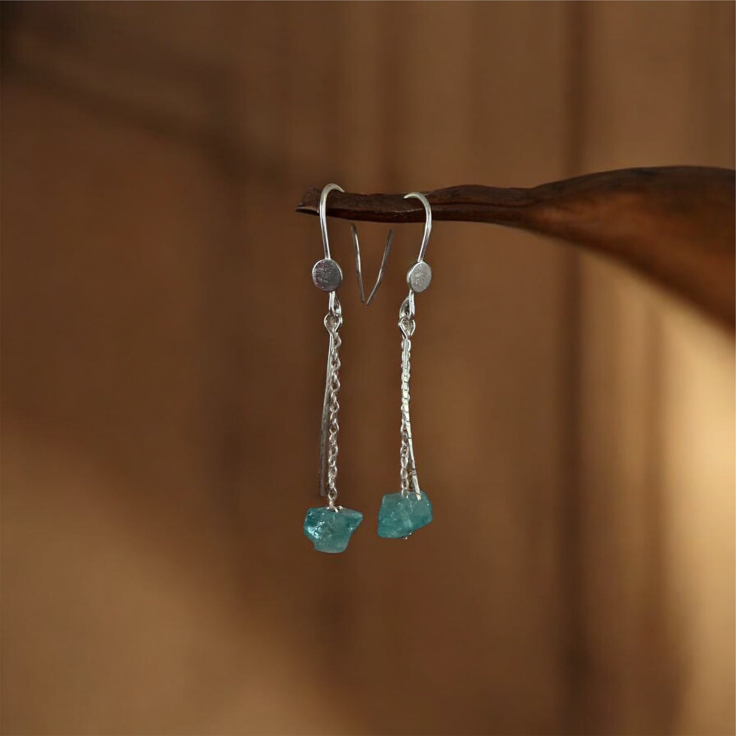 Apatite Sterling Silver Earrings