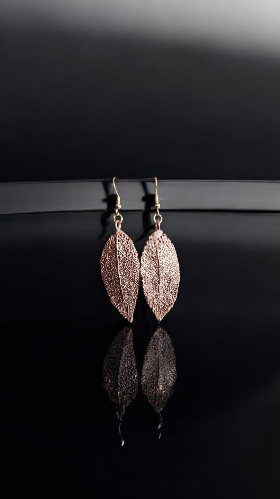 Copper Earrings “Physalis Lightness”