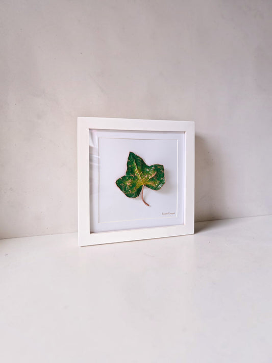 14. PIGS BACK. Flourish – Framed Copper Ivy Leaf Interior Art
