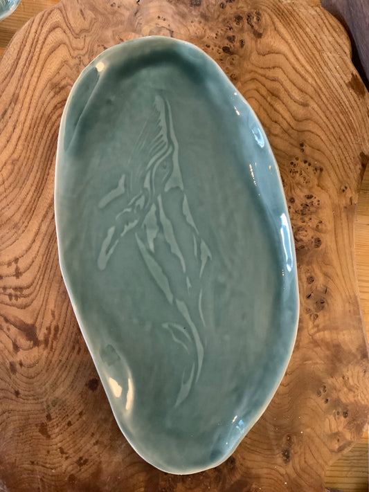 Whale Platter Ceramic