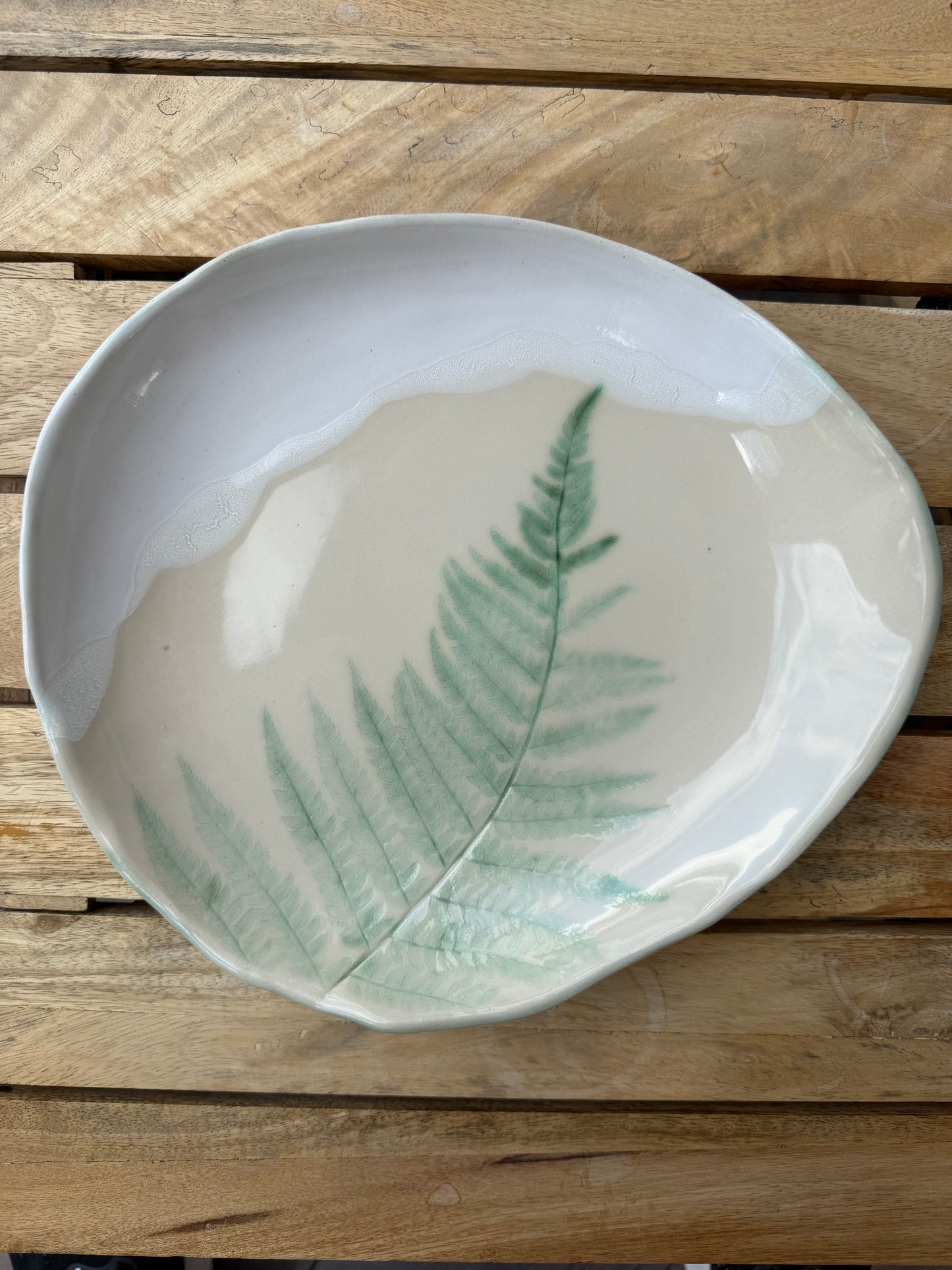 fern plate medium
