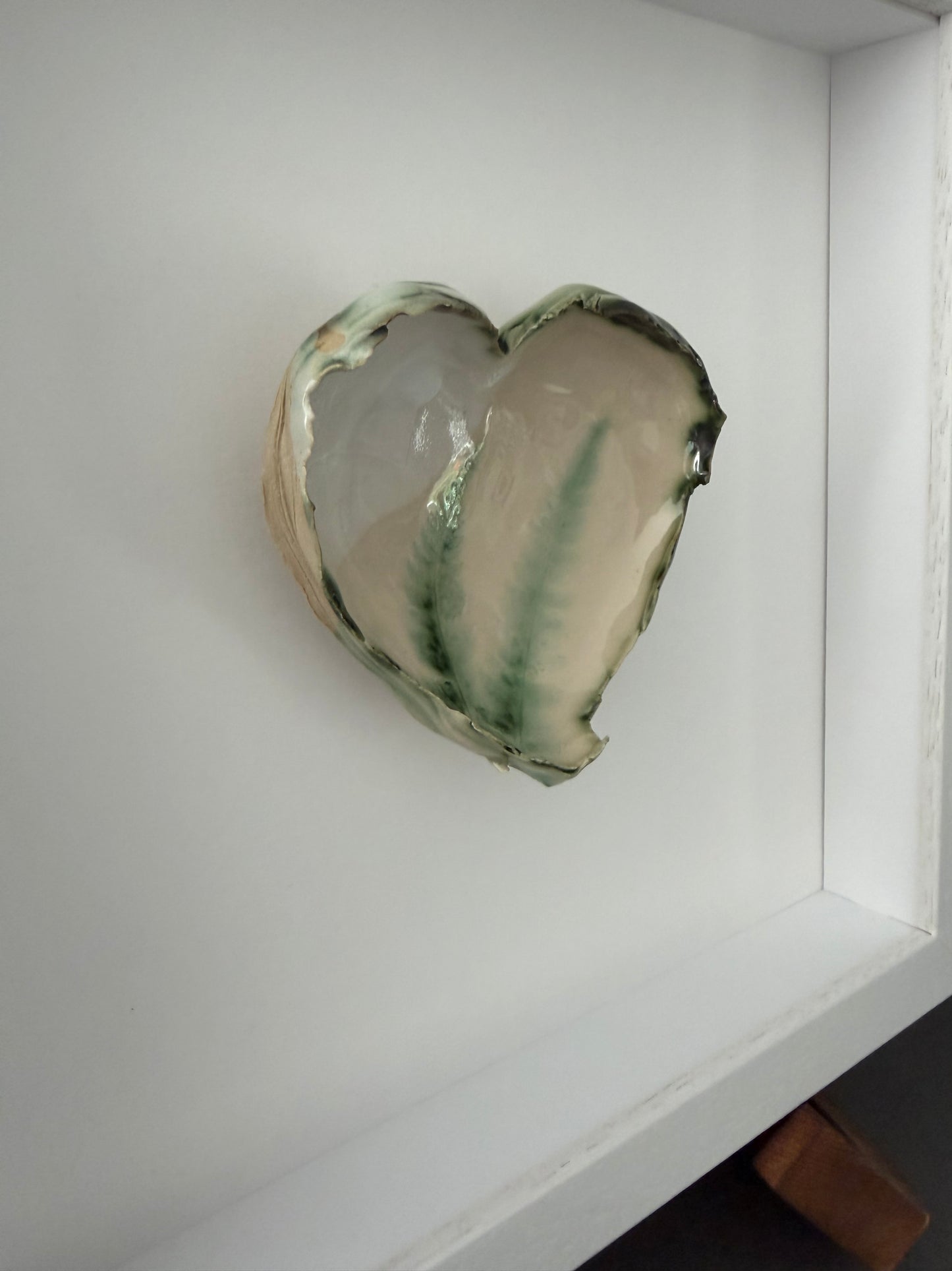 Fern heart frame