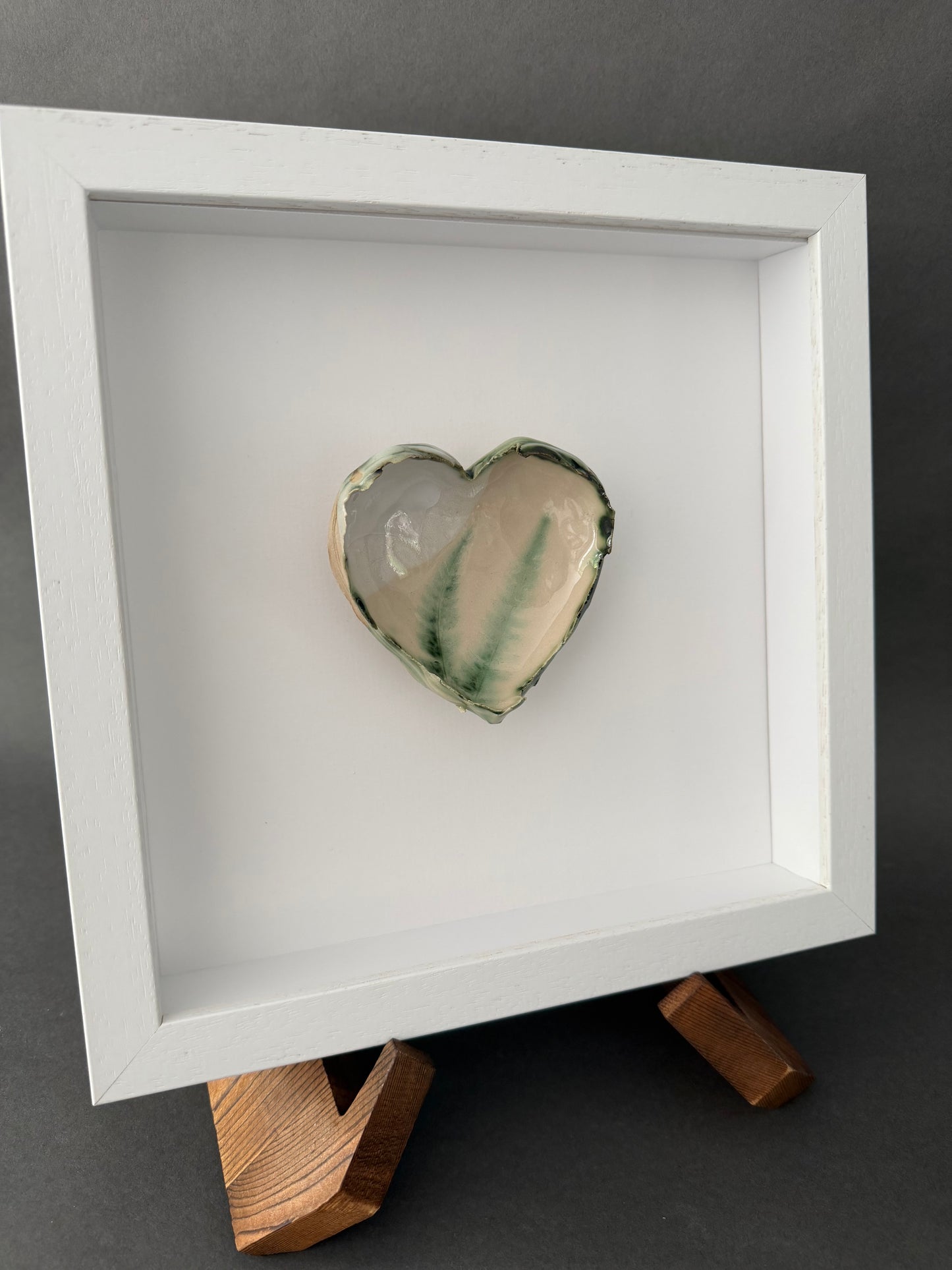 Fern heart frame