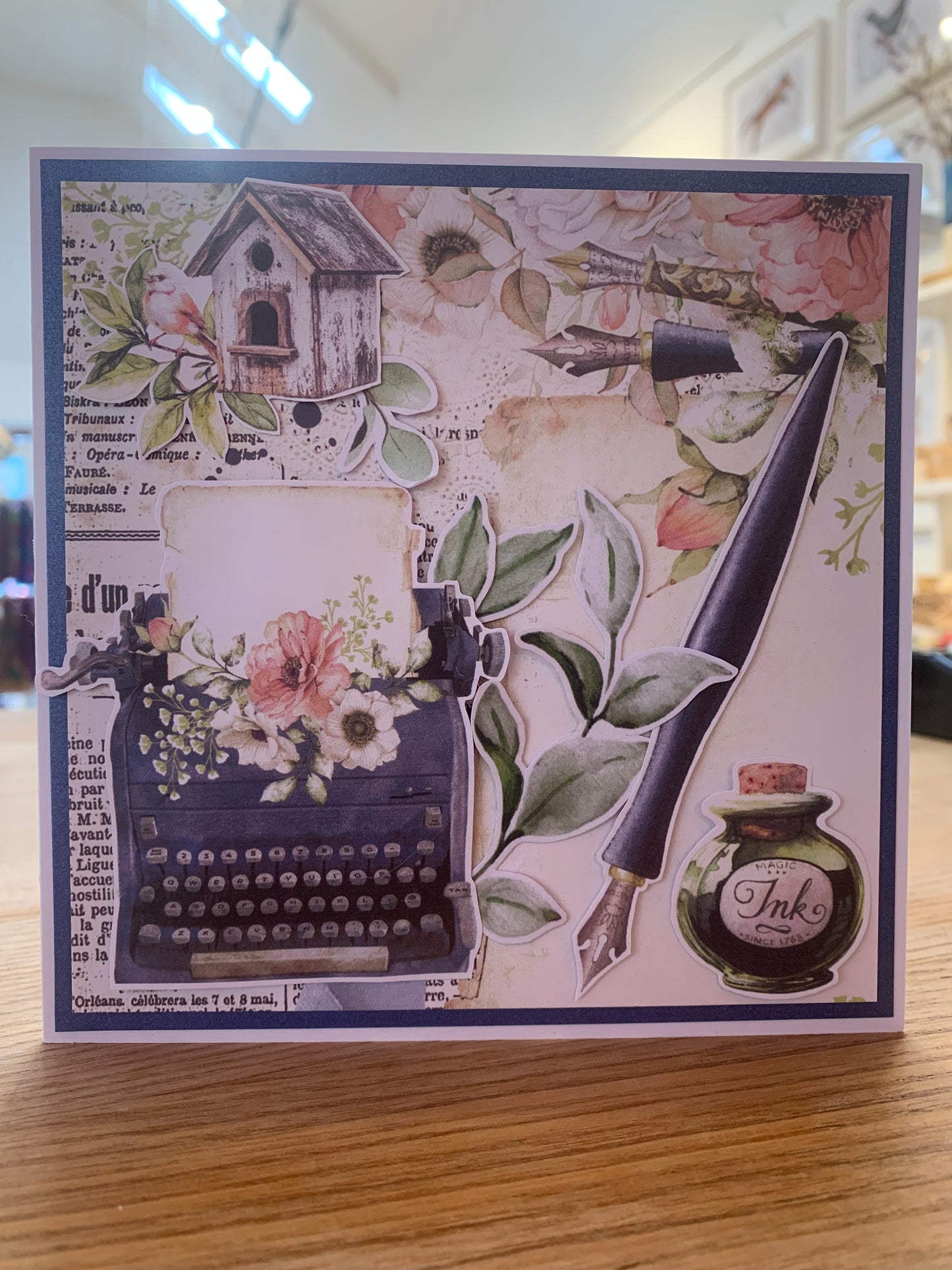 Vintage stationery card