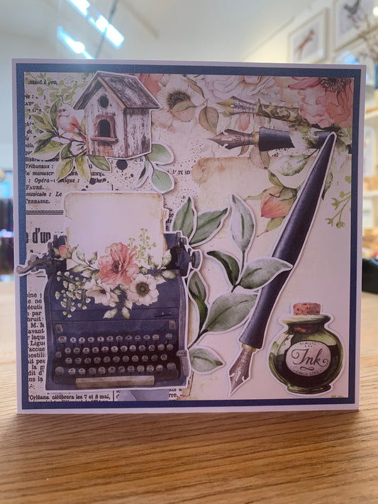 Vintage stationery card
