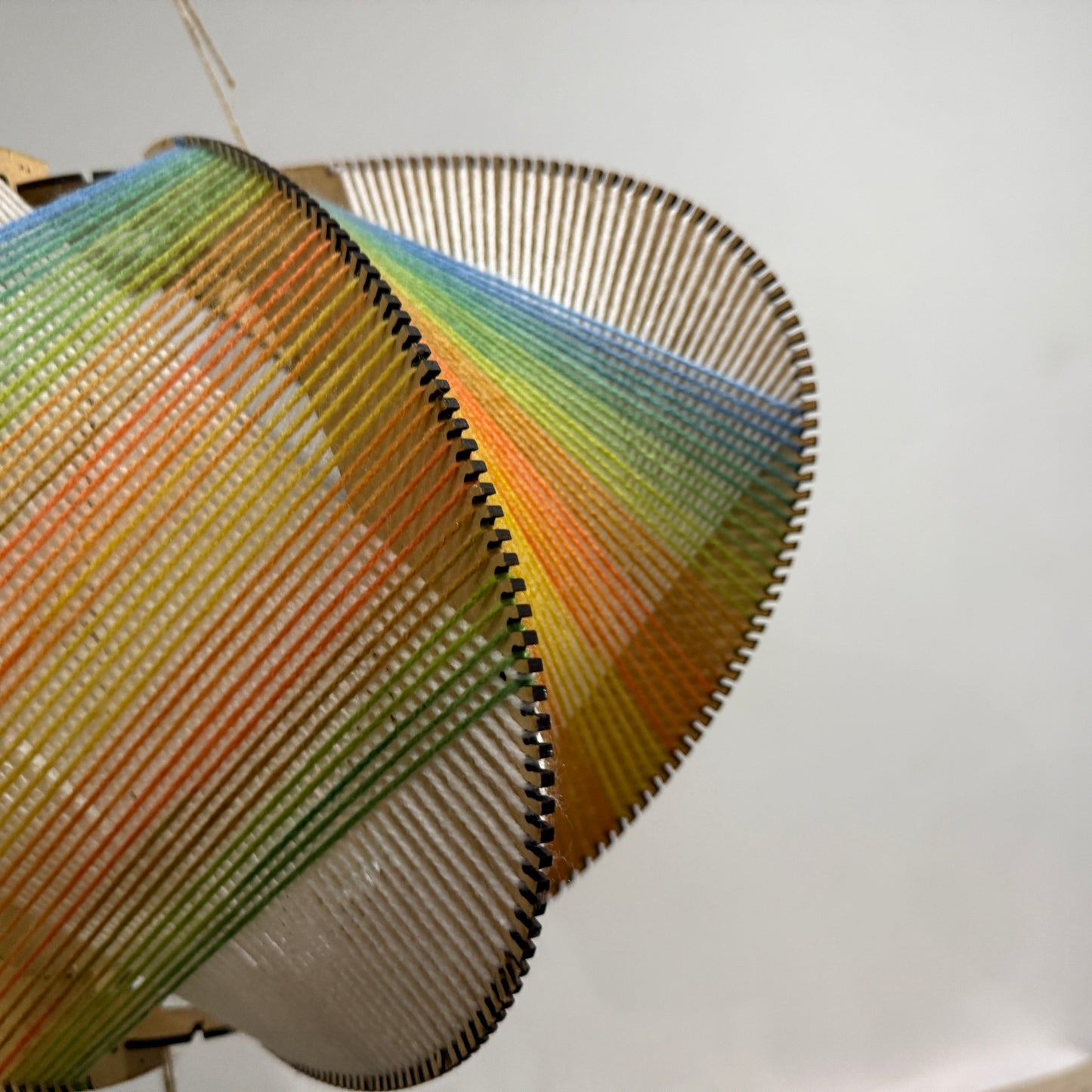 Retro Days & Creamy White Oval Lampshade