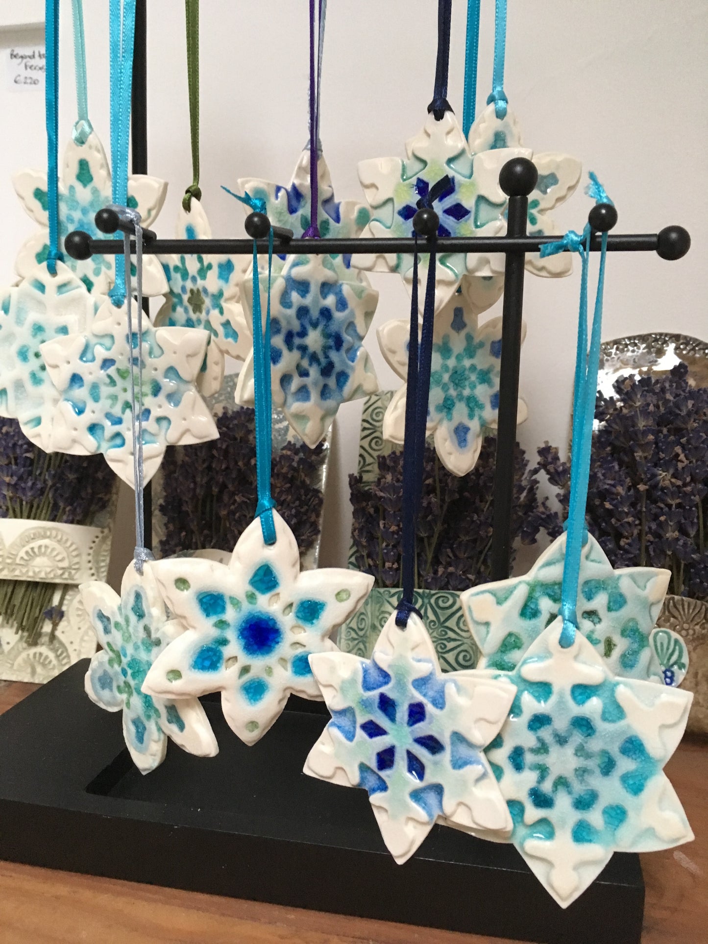 Snowflake hanging decoration