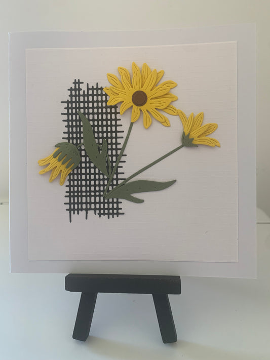 Trellis flower yellow