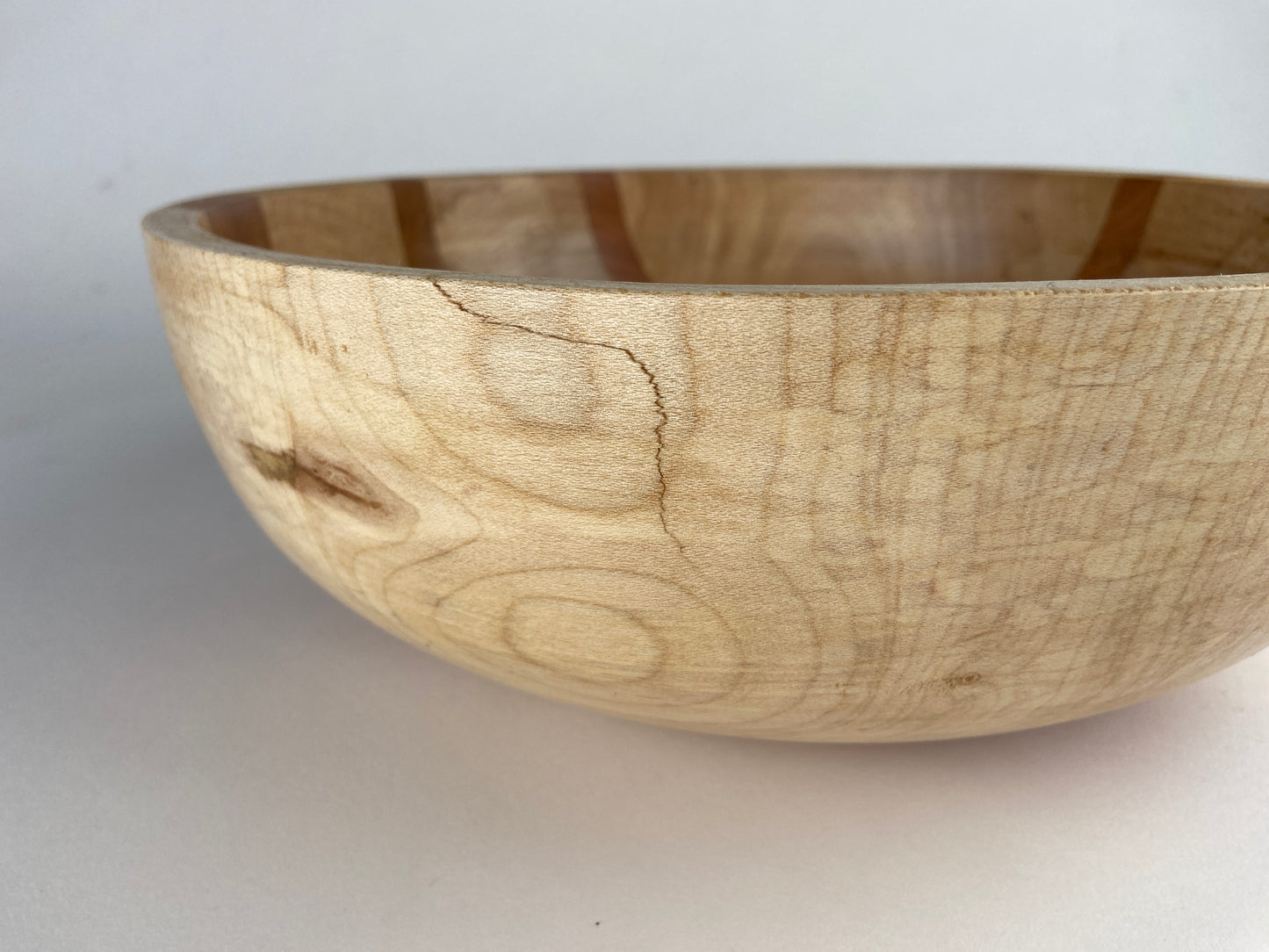Large Sycamore and Cherry Salad Bowl