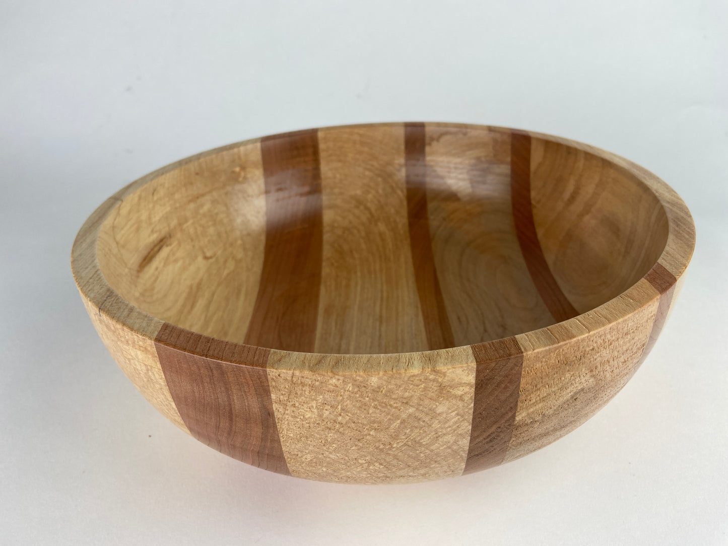 Large Sycamore and Cherry Salad Bowl