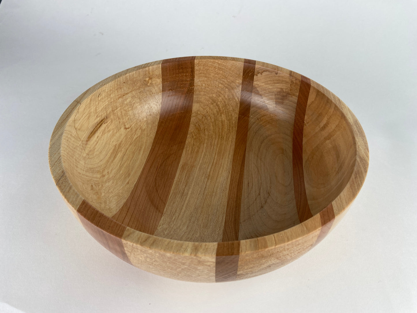 Large Sycamore and Cherry Salad Bowl