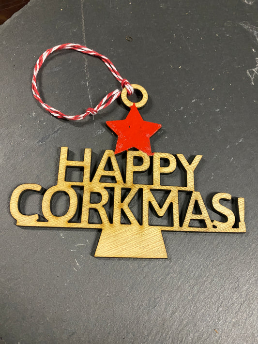 Happy CORKMAS! Christmas Decoration