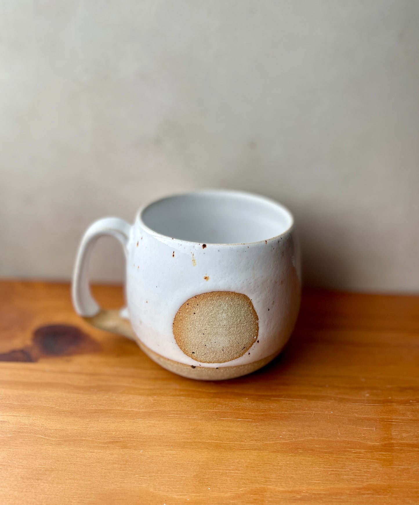 Handmade Ceramic Round Ocean Mug