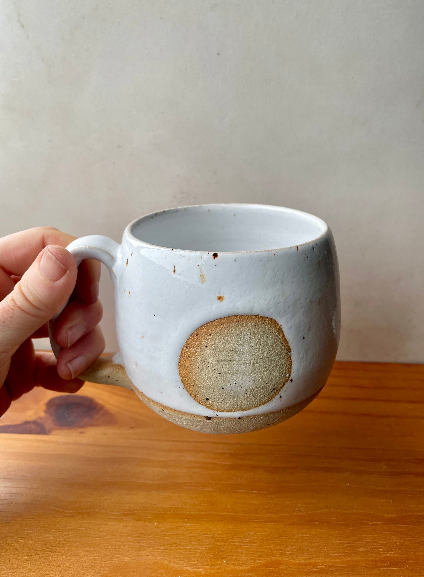 Handmade Ceramic Round Ocean Mug