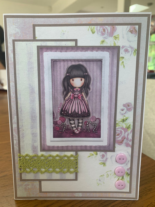 Cute girl pink