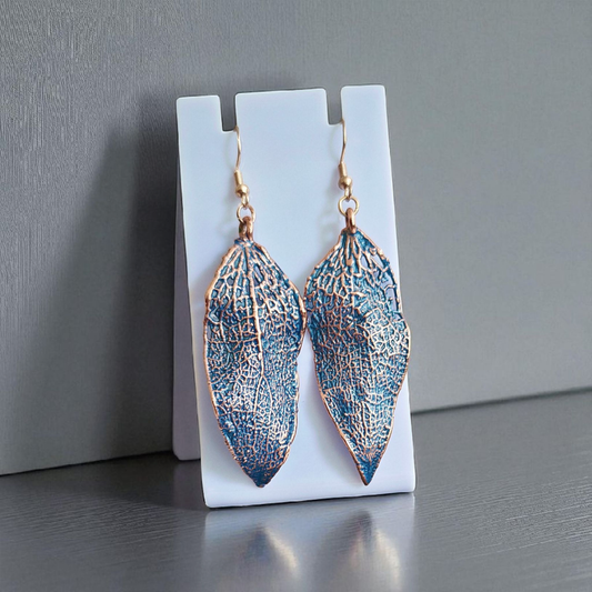 Earrings from Lace Physalis with Pearl Accent