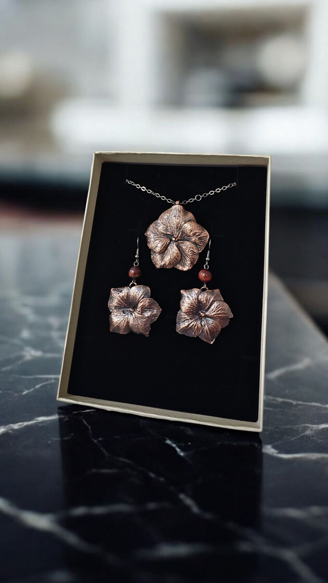 SET Evening Glow — Copper Jewellery