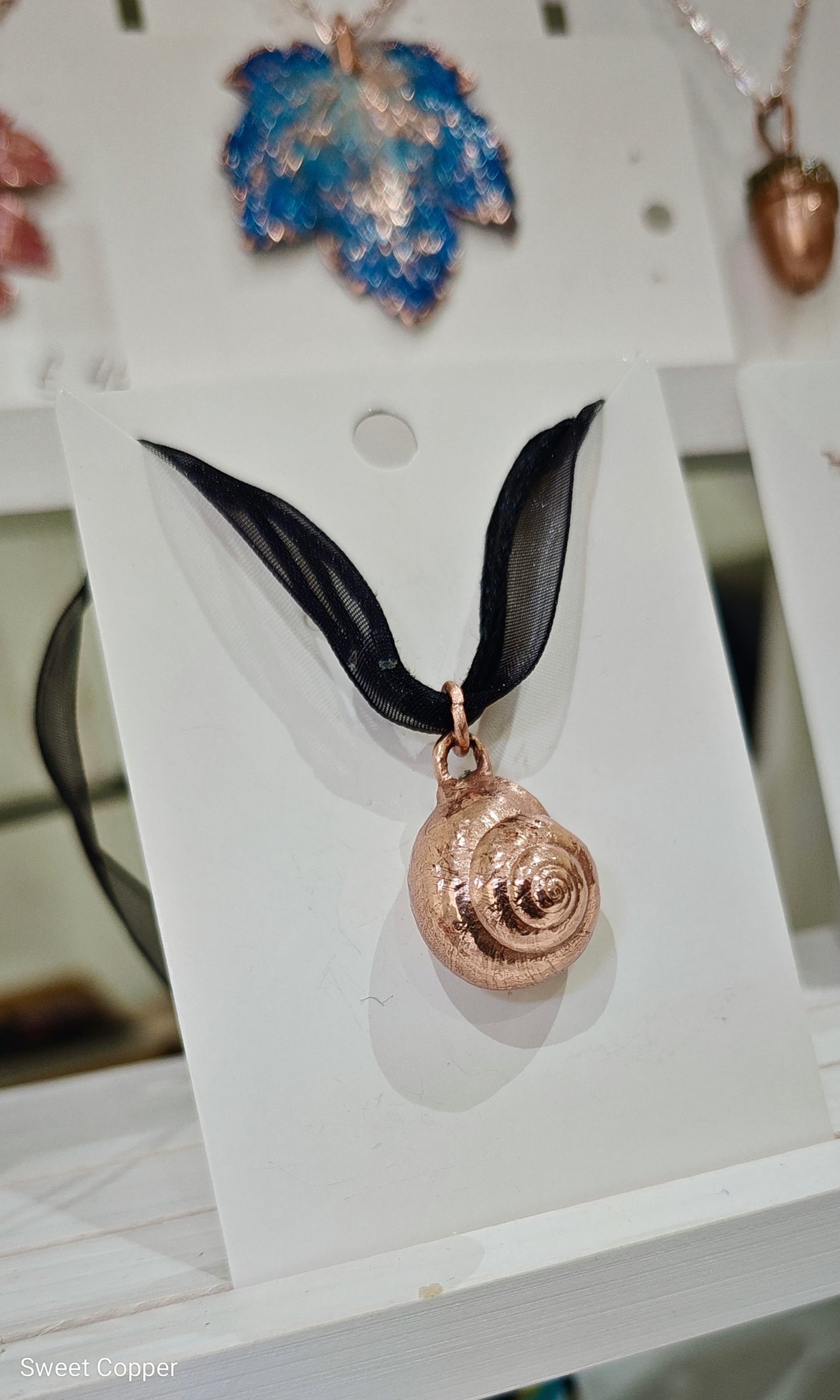 Copper Pendant “Snail”