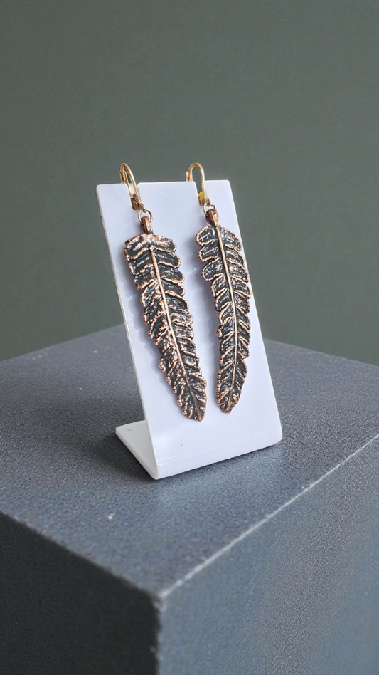 11. Fern Grace – Copper Earrings from Real Fern