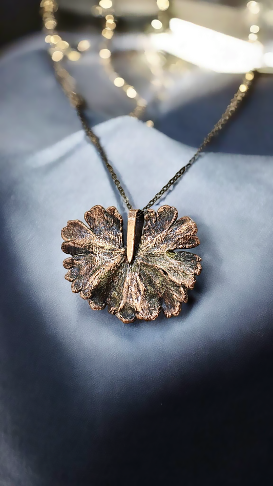 19 Copper Pendant “Wave of Nature”