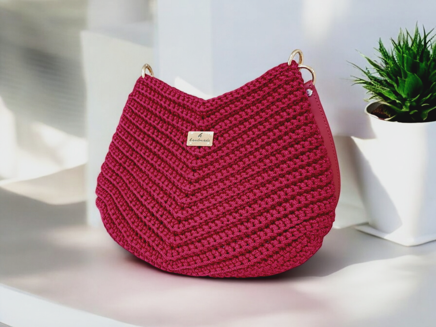 Red Hobo Bag