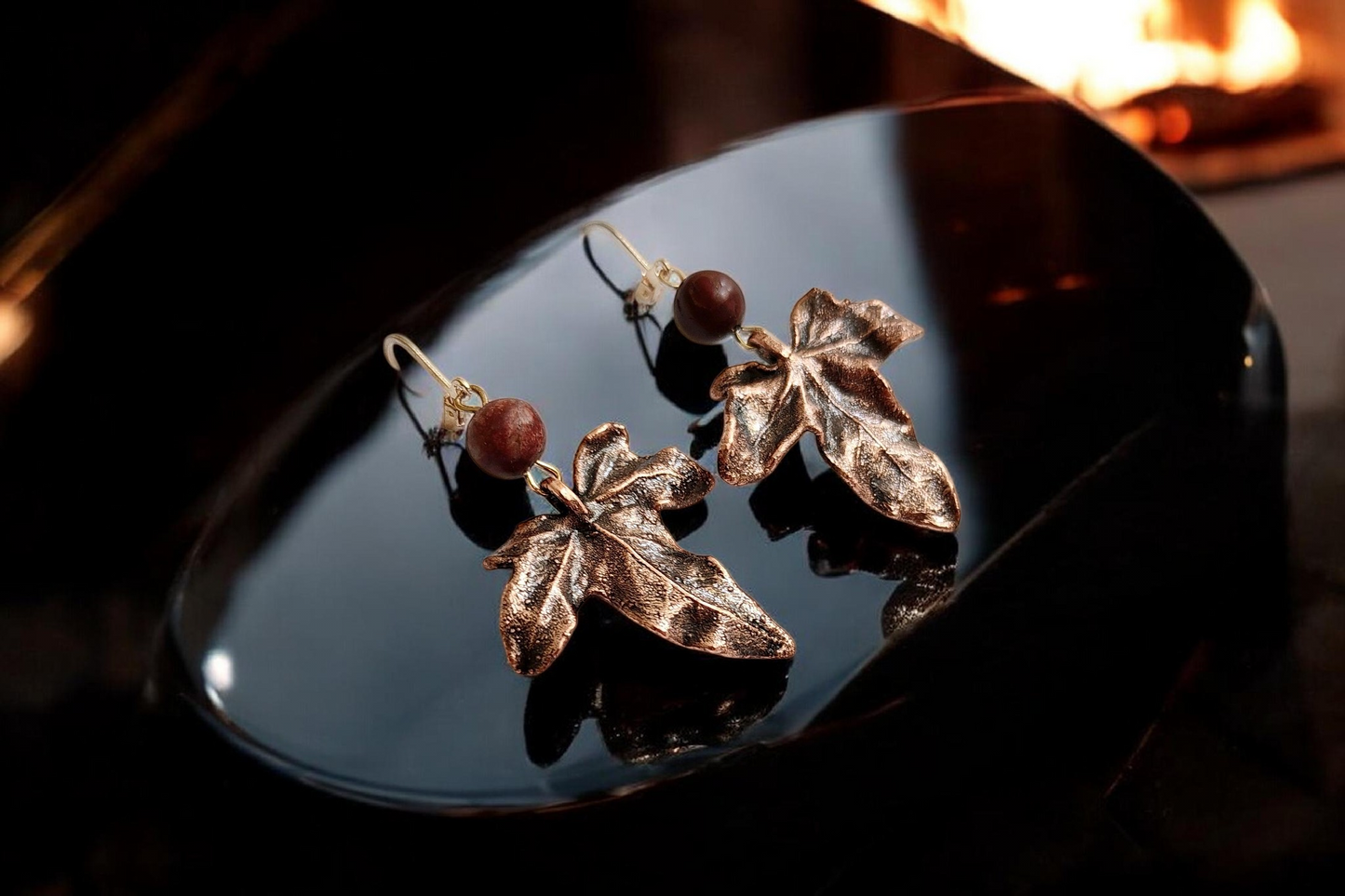 64 Earrings “Ivy. Classic Patina”