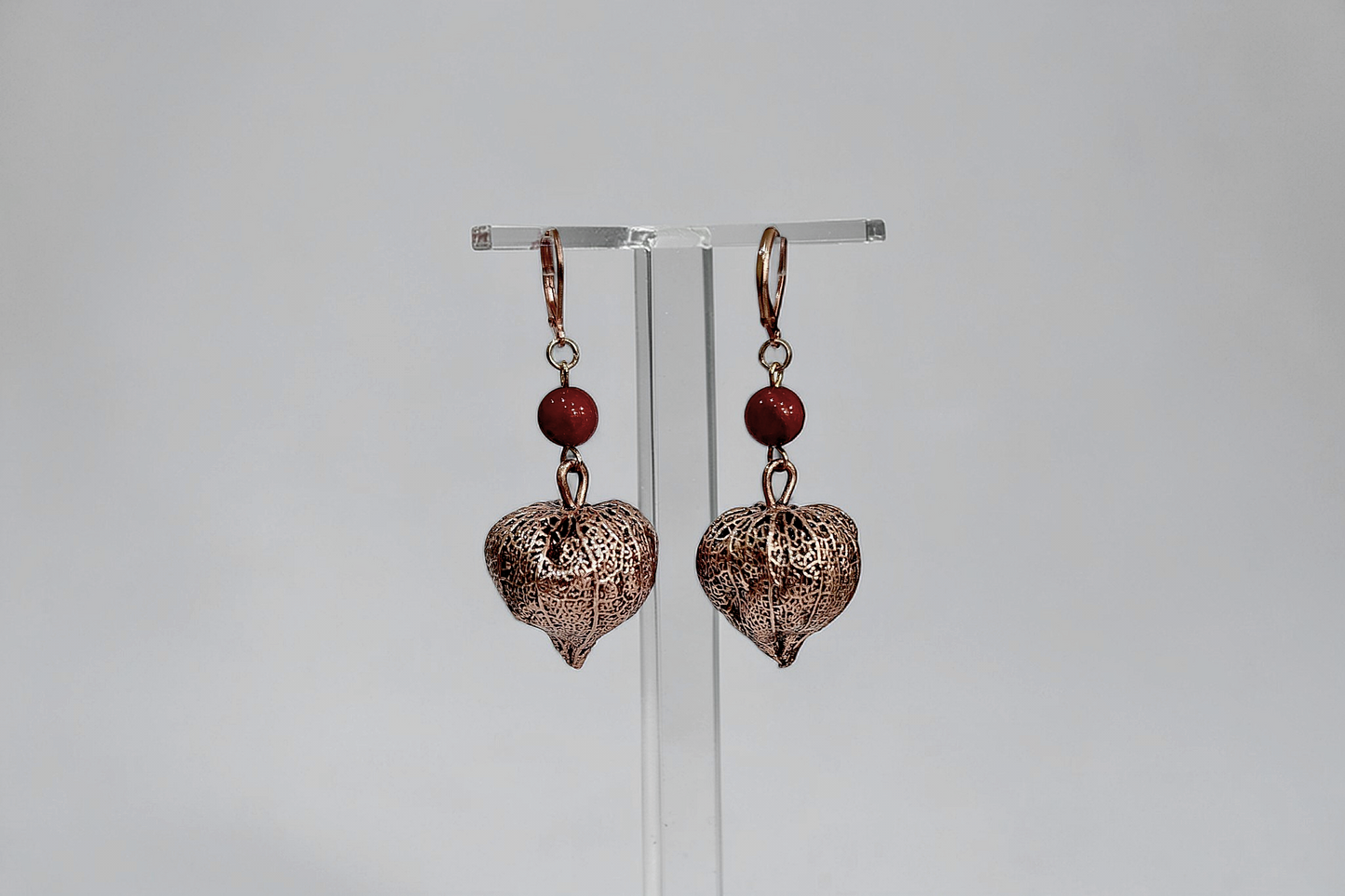 70 Earrings “Physalis. Classic Patina”