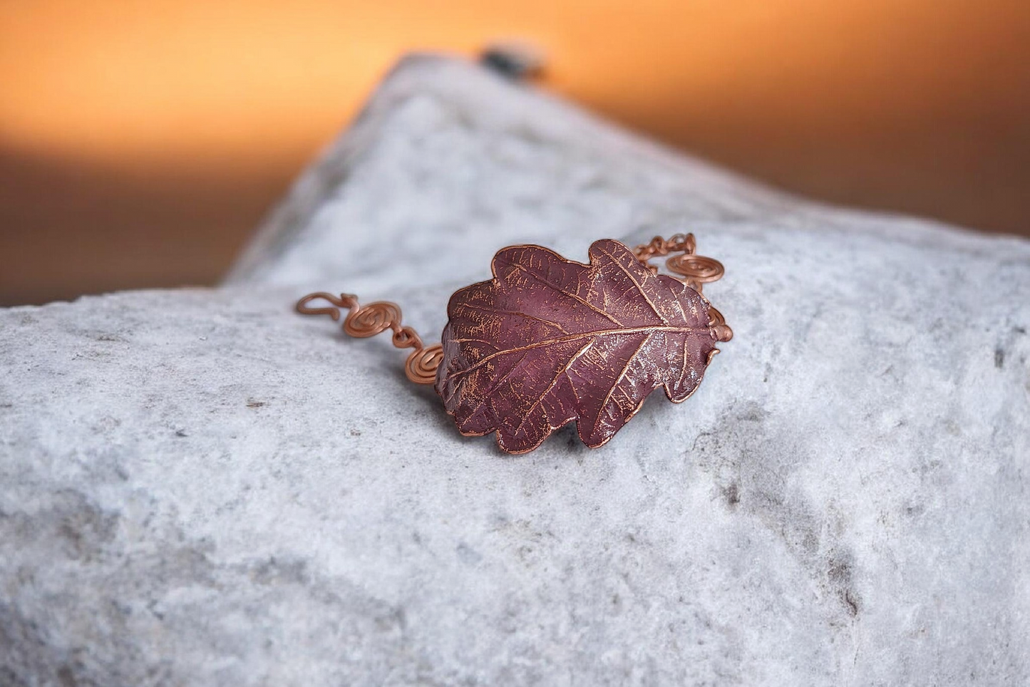 99 Oak Leaf Bracelet — Sweet Copper