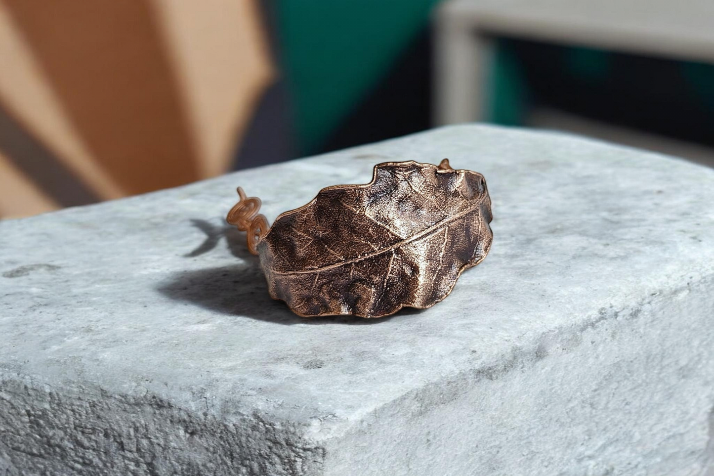 97 Chestnut Leaf Bracelet — Sweet Copper