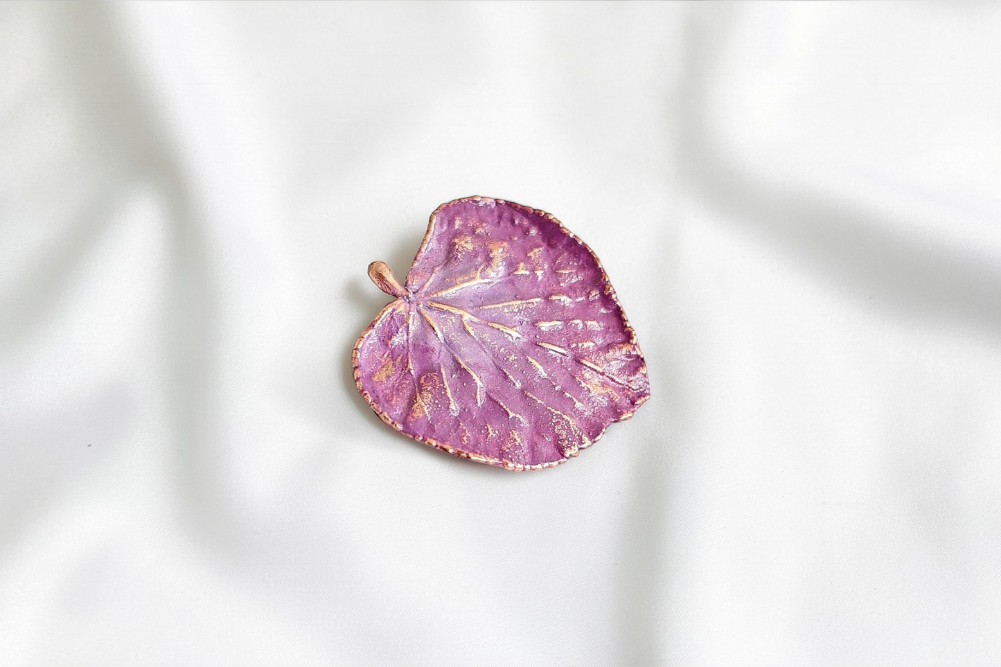 101 Linden Leaf Brooch — Sweet Copper