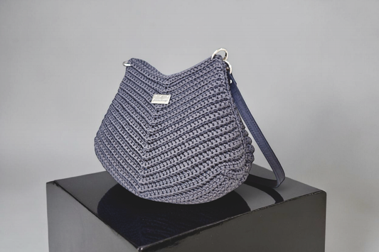 Graphite Hobo Bag