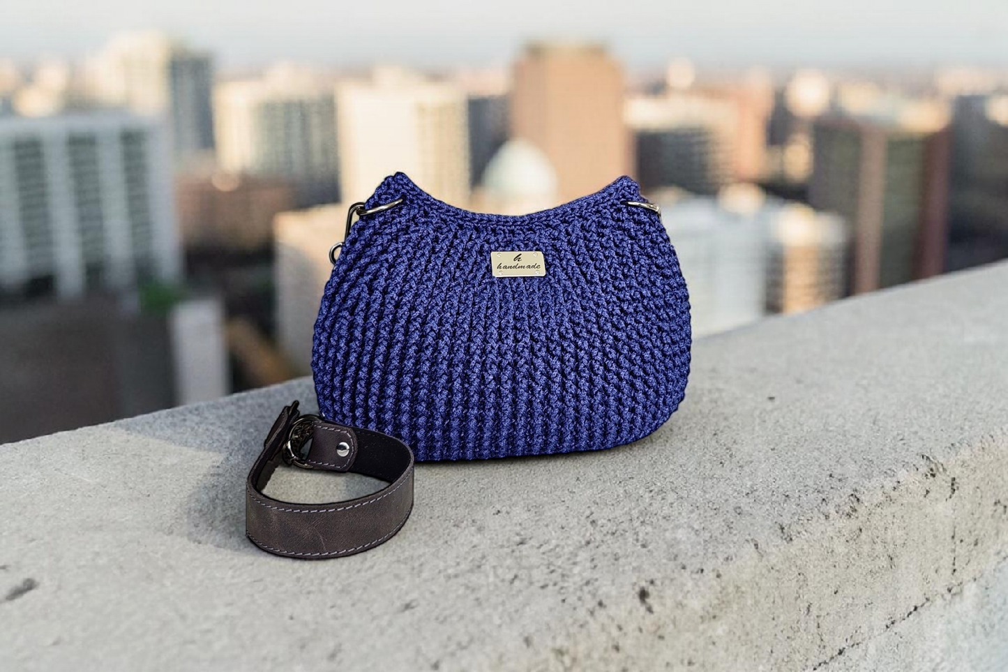 Blue Crossbody Bag