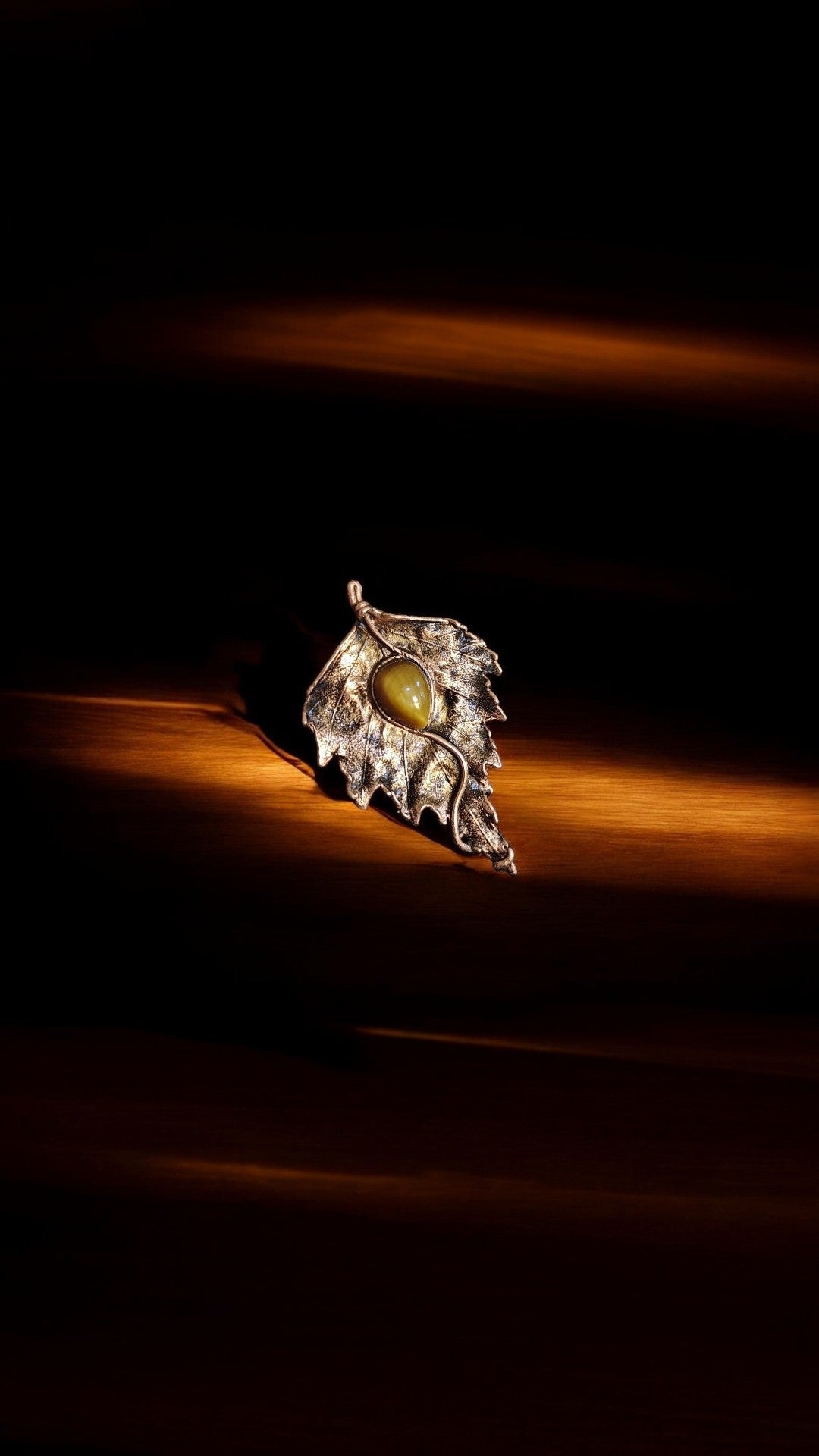 105 “Birch Leaf” Brooch