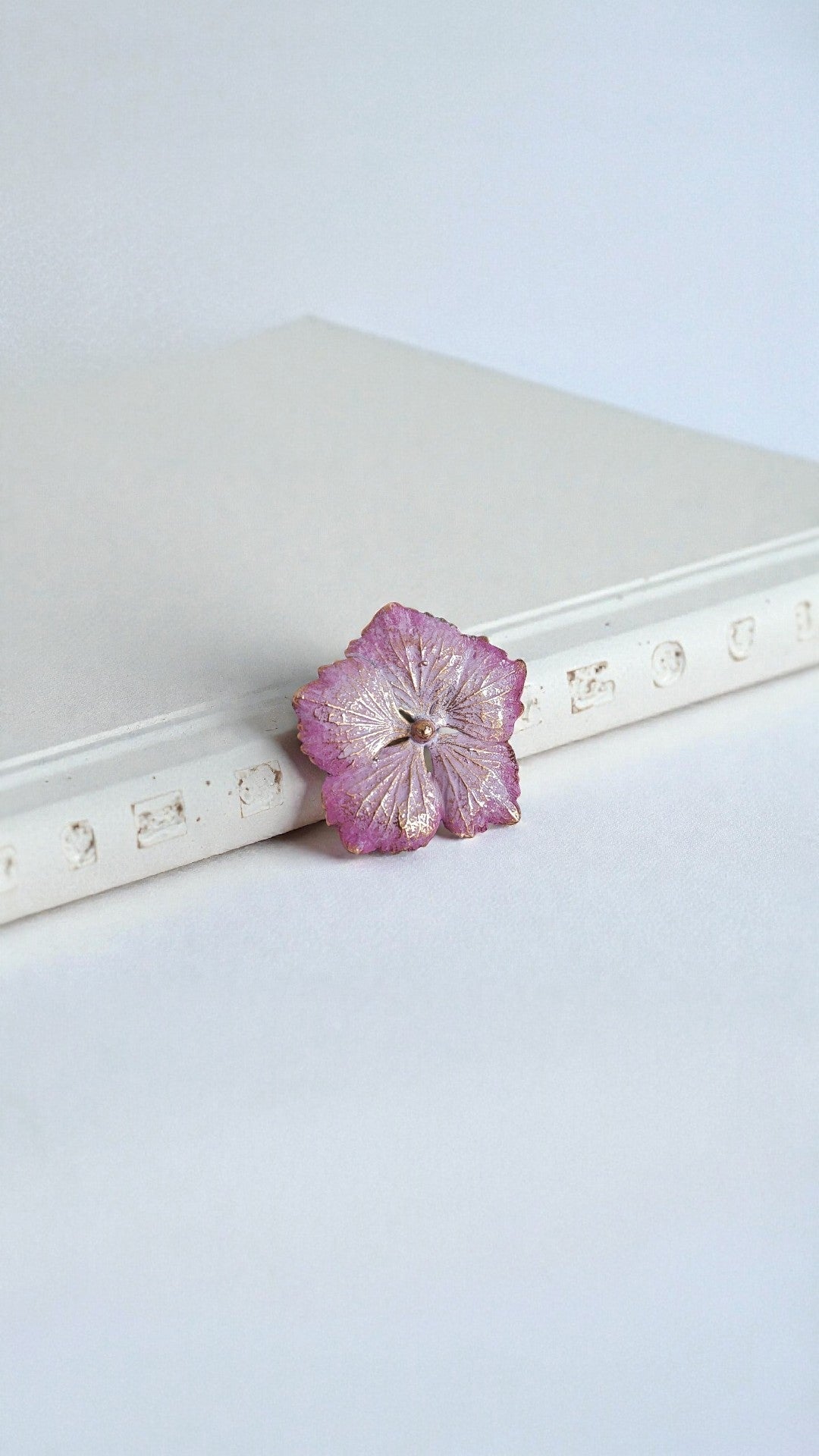 106 “Purple Hydrangea” Brooch