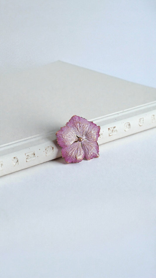 106 “Purple Hydrangea” Brooch