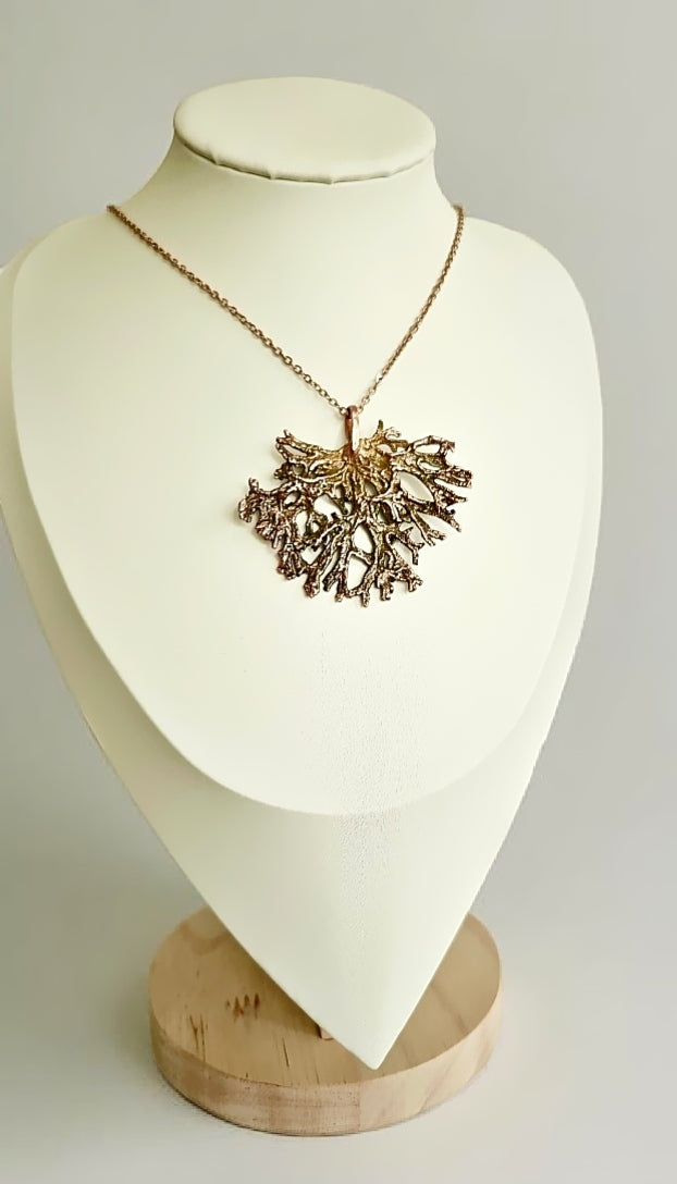 110 Icelandic Moss Copper Pendant