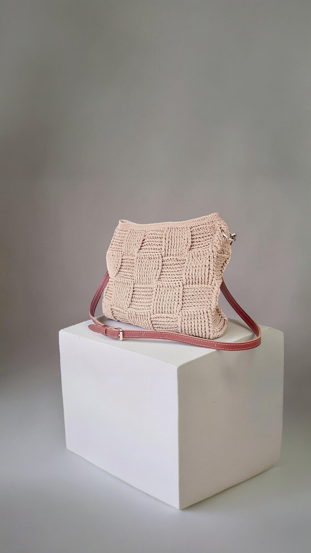 “Sand Mosaic” Shoulder Bag