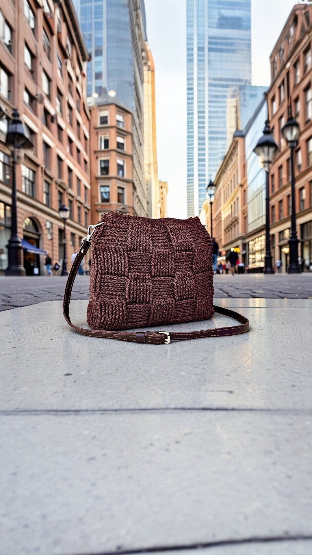 Shoulder Bag "Chocolate Mosaic"