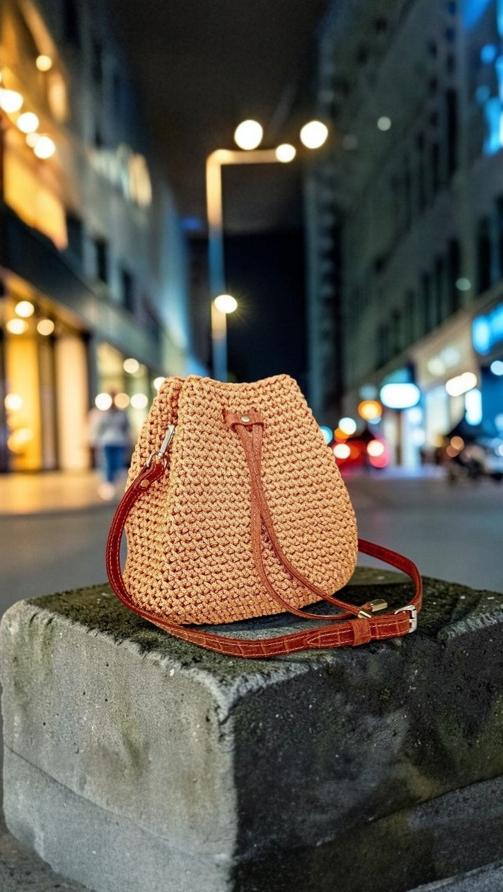 Bucket Bag "Curry"