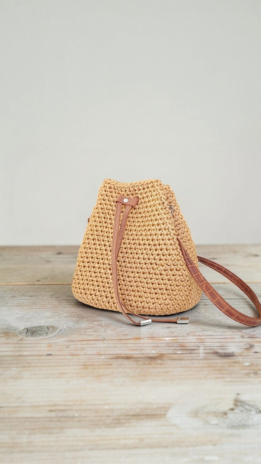 Bucket Bag "Curry"